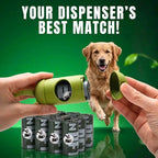 Pet N Pet Dog Poop Bags Rolls, 180 Count, Unscented Leak Proof Thick Waste