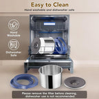 UPSKY 12L Dog Water Bowl No Spill Stainless Steel for Slow Drinking Blue | Large Capacity, Spill-proof, Non-slip Design, Durable, For Large Dogs, Messy Drinkers & Multi-pet Homes, Outdoor / Indoor