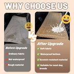 Dog Car Seat Waterproof Bed Cover Nonslip Car Back Seat Soft and Comfortabl | Pet Bed Mat Car Blanket for Travel Backseat Extender Seat Covers Dog Bed for Cars Trucks and SUVs (Brown Cover 23.6” x 51”)