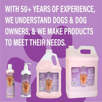Bio-Groom Super Whitening Dog Shampoo, Cruelty-Free, 1 Gallon Each, Pack of 2 | Silk Creme Rinse Conditioner, Dog & Pet Bathing Supplies, Hair Detangler, Puppy Wash, Grooming Supplies