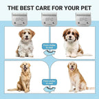 5FC Dog Grooming Blades Compatible with Andis Clipper,3-Pack | Compatible with Oster A5,Wahl km10 Dog Clippers,Size-#5FC, 1/4-Inch Cut Length (6.3mm)