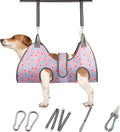 ATESON Dog Grooming Hammock for Small Dogs & Cats, Dog Grooming Harness for Nail Trimming, Pet Grooming Sling Helper with Nail Clippers/Nail Trimmers