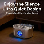 Cat Water Fountain Stainless Steel - 3.2L/108oz Cat Drinking Fountain | Pet Water Fountain for Cats Inside - Ultra Quiet Pet Watering Dispenser - for Small Animals (4 Filters)