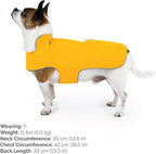 JAN & JUL Dog Rain Jacket (Yellow, Size: S)