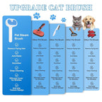 Pet Steam Brush for Dogs & Cats, 3-in-1 Shedding Grooming Tool | Self Cleaning Spray Comb with Mist, Dog Brush for Shedding, Cat Brush for Hair Removal, Long Haired Pet, Waterless Shampoo