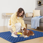 Smiry Waterproof Dog Bed Cover Blanket, Reversible Pet Blanket | Soft Reversible, Washable Leakproof Cats Dogs Couch Cover for Sofa, Couch, Furniture (52x82 Inch)