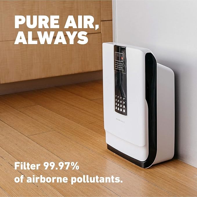 HATHASPACE HSP001 True HEPA Air Purifier | True HEPA Air Purifier for Home - Removes 99.9% of Dust, Smoke, Pet Dander & Odors, Covers Up to 700 Sq Ft