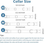 Soft Leather Dog Collar and Leash (6.6') Set - Stylish Rose Gold Heavy Duty Metal Buckle, 4 Adjustable Lengths Leash for Small Medium Large Dogs - Comfortable & Easy to Clean Pink S(12.2"-16.9")
