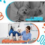 Dog Grooming Hammock Harness, Hanging Sling Restraint for Nail Clipping | Small to Medium Dogs & Cats, with Nail Clipper and Comb Pet Grooming Hammock Kit