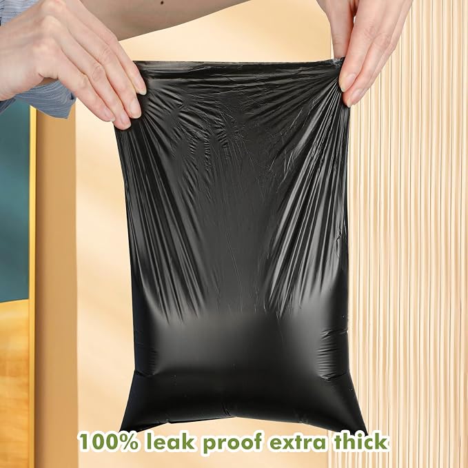 Sherr Dog Poop Bags, 20 Rolls of 200, 4000 Counts, Black | Leak Proof, Bulk Box, Universal Pet Waste Bags, For Outdoor Walking and Travel
