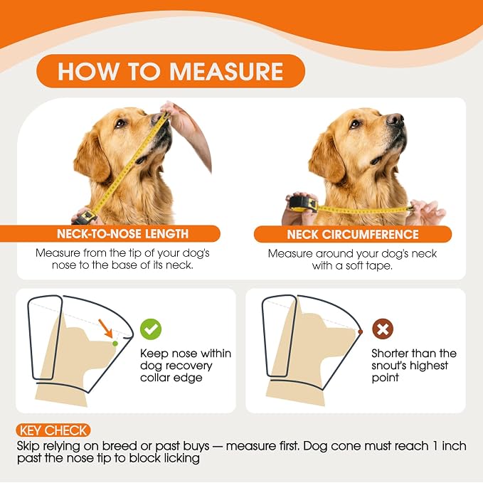 Dog Cone for Large Dogs After Surgery, Adjustable Soft Recovery Cone Collar for Dogs to Stop Licking, Professional Elizabethan Collar for Pet, Recovery Cones for Wound Healing & Hot Spots