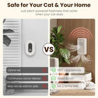 Cat Litter Deodorizer-White ABS Rechargeable Pet Odor Eliminator | 30dB Quiet Internal Circulation, 60-Day Plant Refill, Safe for Cats, Chemical-Free (Fits Litter Box, Bathroom, Car)