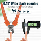 Dog Nail Trimmers #767C, Large and Small Breed Pet Nail Clippers | Large dog nail clippers with 0.45 inch opening for thick nails. Sharp blades, spring action. For home and salon.