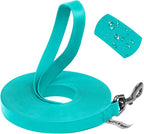 Wolfone Waterproof Dog Leash 40FT Long Line Recall Training Lead | Outdoor Dog Leash Waterproof PVC coated training rope with easy clean design, great for recall swimming and adventures