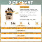 BEAUTYZOO Anti-Slip Dog Socks,Dog Shoes for Hot/Cold Pavement,Paw Protectors with Grips 3 Pairs for Puppy Small Medium Large Senior Old Dogs,Dog Socks to Prevent Licking and Hardwood Floor Protection