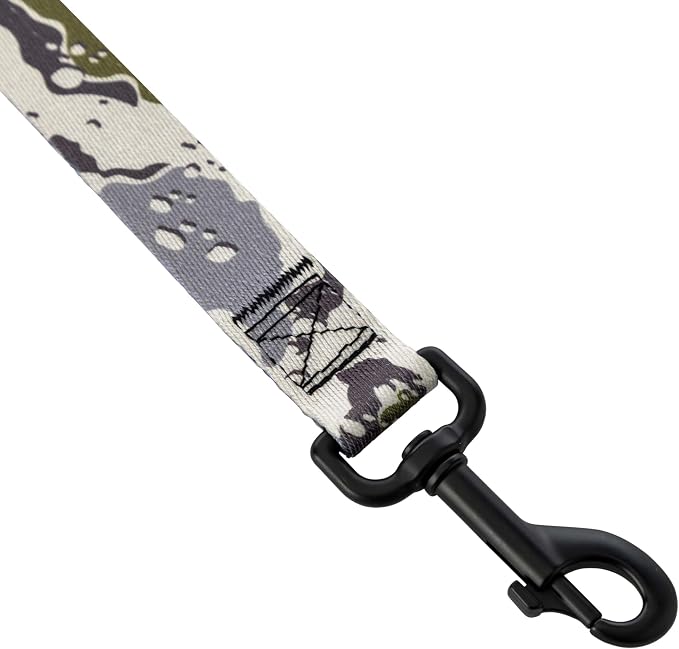 Wolfgang Heavy Duty Dog Leash, Pull-Tested for Walking & Training, Hideout Print, Large