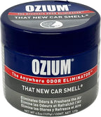 Ozium Air Sanitizer 4.5 oz Gel: Odor Eliminator for Strong Odor, Car Air Freshener (New Car, 1 Pack)