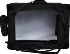 Amazon Basics Folding Portable Soft Pet Dog Crate Carrier Kennel, 26.2"L x 17.8"W x 18.1"H, Black