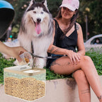 2 Pack 10 lb Dog Food Storage Container Airtight Pet Food Storage Container Cat Food Container Clear Pet Food Storage Bin