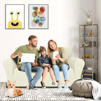 MAXIJIN Loveseat Cover Sofa Covers (55"-69"), 1-Piece Stretch Couch Covers for 2 Cushion Couch Love Seat Slipcover with Elastic Bottom for Kids,Dog (Loveseat, Diamond Pattern Beige)