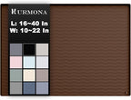 URMONA 40'' x 22'' Waterproof Silicone Under Sink Mat Cabinet and Counter Protector, Shelf Liner for Kitchen and Bathroom, Storage and Organizers, Litter Mat, Pet Cat Puppy Essentials(Brown)