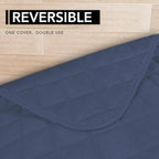 Easy-Going Sectional Couch Covers for Dogs L Shape Sofa Cover Reversible Sofa Slipcover Chaise Lounge Cover Furniture Protector Cover for Pets Dog Cat (42 x 52 inches, DarkBlue/DarkBlue) | Soft Sofa Slipcover For Dogs, Fits Left/Right Chaise Lounge Pro...