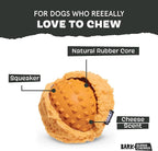 Barkbox Cheeze Brawl Super Chewer Plush Toy with Hard Core Center, Large | with Hard Core Center