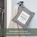 Moso Natural Air Purifying Bag 200g (4 Pack) Premium Charcoal Odor Absorber, Car Odor Eliminator & Closet Deodorizer for Home & Pet, Lasts 2 Years, Unscented Bamboo Charcoal Bags, HGTV Editors' Pick