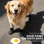 EXPAWLORER Non-Slip Dog Socks for Hardwood Floors to Prevent Licking, Dog Shoes for Hot Pavement Quick Walking, Dog Booties Boots & Paw Protectors with Grippers for Small Medium Large Senior Dogs XS