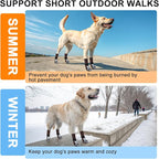 BEAUTYZOO Dog Socks, Non Slip Dog Socks to Prevent Licking Paws -Dog Shoes for Hot/Cold Pavement, Dogs Boots & Paw Protectors, Doggie Booties for Hardwood Floors, Small Medium Large Senior Dogs
