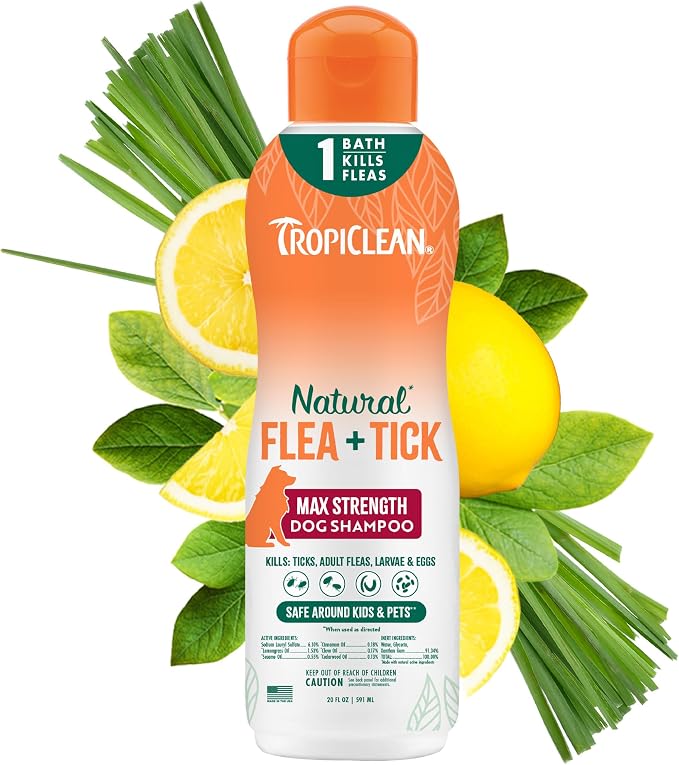 Parent NFT Shampoos only | Powerful & Natural Defense | Flea & Tick Prevention | For Large & Small Dogs | Made in USA