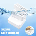 3-Steps Cat Litter Box Ramp with Cleaning Brush Set for Automatic Litter Boxes, Detachable & Non-Slip Cat Steps with Litter Catching Function, Essential to Small & Elderly & Disabled Cats