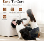 Medium Dog Bed Orthopedic Foam with Waterproof Lining | Egg crate foam for joint support. Soft plush surface. Non-slip bottom. Removable & machine washable cover. OEKO-TEX certified