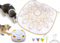 ORSDA Cat Toys for Indoor Cats, 4 in 1 Interactive Cat Toys, Automatic Cat Toy Kitten Toy, Rechargeable Electric Enrichment Toy for Cat Toy for Bored Indoor Adult Cats Hide and Seek, Whack-A-Mole