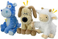 Squeaky Stuffed 3PCS Dog Toys, Chew for Large Medium Small Breeds | Plush with Crinkle Toys to Keep Puppy Busy, Teething, Fetching, Tossing, Tugging Interactive Toys for Indoor Outdoor play