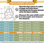 Hcpet Dog Boots for Large Dogs, Dog Shoes for Winter Snow Hot Pavement, Paw Protector Dog Booties Designed for Comfort and Breathability, Outdoor Booties for Small Medium Dogs for Hiking Grey Size 5