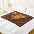 Smiry Waterproof Dog Bed Cover, Reversible Pet Blanket for Sofa Couch | Soft Washable Dog Blanket, Leakproof Couch Cover for Dogs Cats & Furniture Protection, 40x50, Brown/Brown