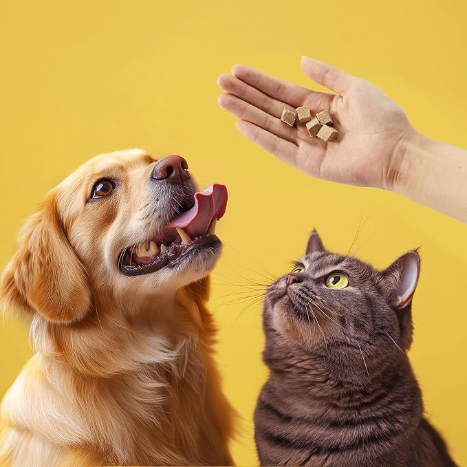 Jungle Calling Freeze Dried Duck Dog & Cat Treats, High Protein, 9.17 oz | Single Ingredient Duck Bites, Grain-Free, Additive-Free Training Treats & Food Toppers for Sensitive Skin & Stomach