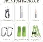 Dog Grooming Hammock – for Dogs Cat Grooming Hammock,Dog Sling for Nail Trimming with Dog Nail Clippers for Small Dogs,Dog Hammock for Nail Trim,Dog Hanging Harness for Nail Trimming