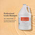 iGroom Squeaky Clean Dog Shampoo, Luxury Pet Beauty Care, Intense Cleaning Power, Chamomile Extracts Sooth Skin, Made in USA (1 GAL)