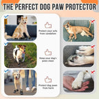 SlowTon Dog Shoes for Large Small Medium Dogs - Breathable Dog Boots for Summer Hot Pavement, Paw Protector for Outdoor Walking Winter Snow, Anti-Slip Rubber Dog Booties for Hardwood Floor (B, 1)