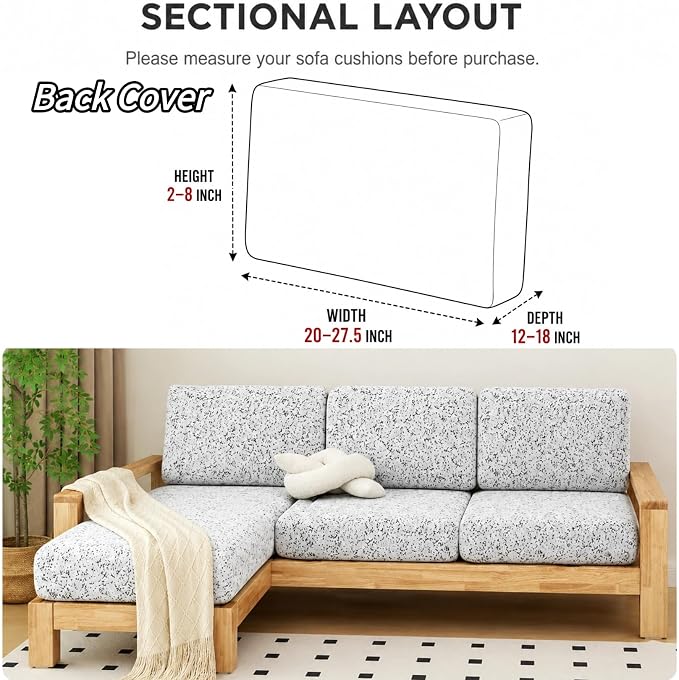 Stretch Sofa Slipcover, 2026 Upgraded Non Slip Couch Cover with Adjustable Straps, Pet Dog Cat Friendly Furniture Protector for 3 Seater, Washable for Living Room