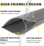 Cat Litter Mat,15"X24", Waterproof, Easy to Clean (Grey-1Pack) | Double-Layer Honeycomb for Effective Litter Trapping, Premium Durable EVA, Non-Slip, Paw-Friendly Soft Surface