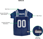 Pets First NFL Indianapolis Colts Dog Jersey, Size X-Large, Football Shirt Costume for Pet, Dog Sports T-Shirt, NFL Team Clothing for Cats, Licensed Pet Apparel Available in 7 Sizes and 32 Teams