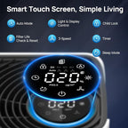 Air Purifiers for Home Large Room up to 1015Ft² - HEPA Air Purifier for Bedroom with Washable Pre Filters & AHAM Verified - 20 dB Air Cleaner for Pets Dander, Allergies, Dust, Smoke, Pollen, JF280
