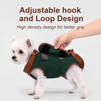 Wakytu Dog Lift Harness Dog Carrier Sling for Small Dogs & Cats,L | stylish puppy sling carrier with handle & pocket,adjustable leash,walking & travel