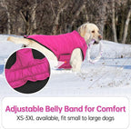 Lelepet Reversible Dog Coat Windproof Dog Puffer Jacket Lightweight Vest | Warm Puffer Vest for Winter Coats for Small Dogs Adjustbale Hook & Loop Pet Apparel with Leash Hole, Chihuahua, Shih Tzu, S