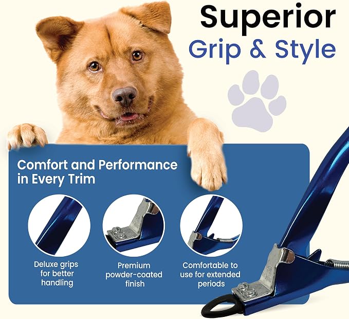 Candy Series Dog Nail Clippers for Small to Medium Dogs – USA-Made Professional Guillotine Pet Nail Trimmer with Replaceable Blade System