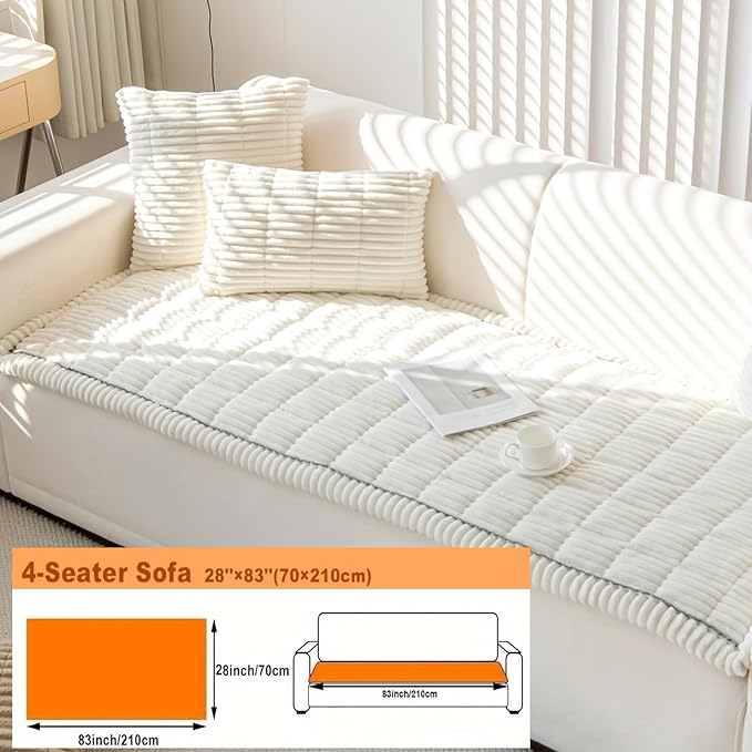 ZQFFB Couch Cover for Dogs Washable Non-Slip Pet Friendly Sofa Protector | Multiple Sizes Dog Blanket Fit Sectional Sofas & Loveseats, Prevents Pet Hair, Scratches & Stains