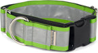 If It Barks - 1.5" Reflective Martingale Collar with Quick Snap Buckle for Dogs - Adjustable - Made in USA - Strong, Durable, and Comfy - Ideal for Training - Fits Most Breeds - Large, Apple Green